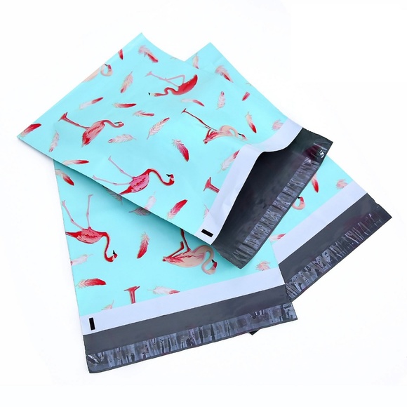 100 Poly mailers with Flamingo 10x13 - Picture 5 of 7